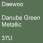 Preview: Daewoo, Danube Green Metallic, 37U.